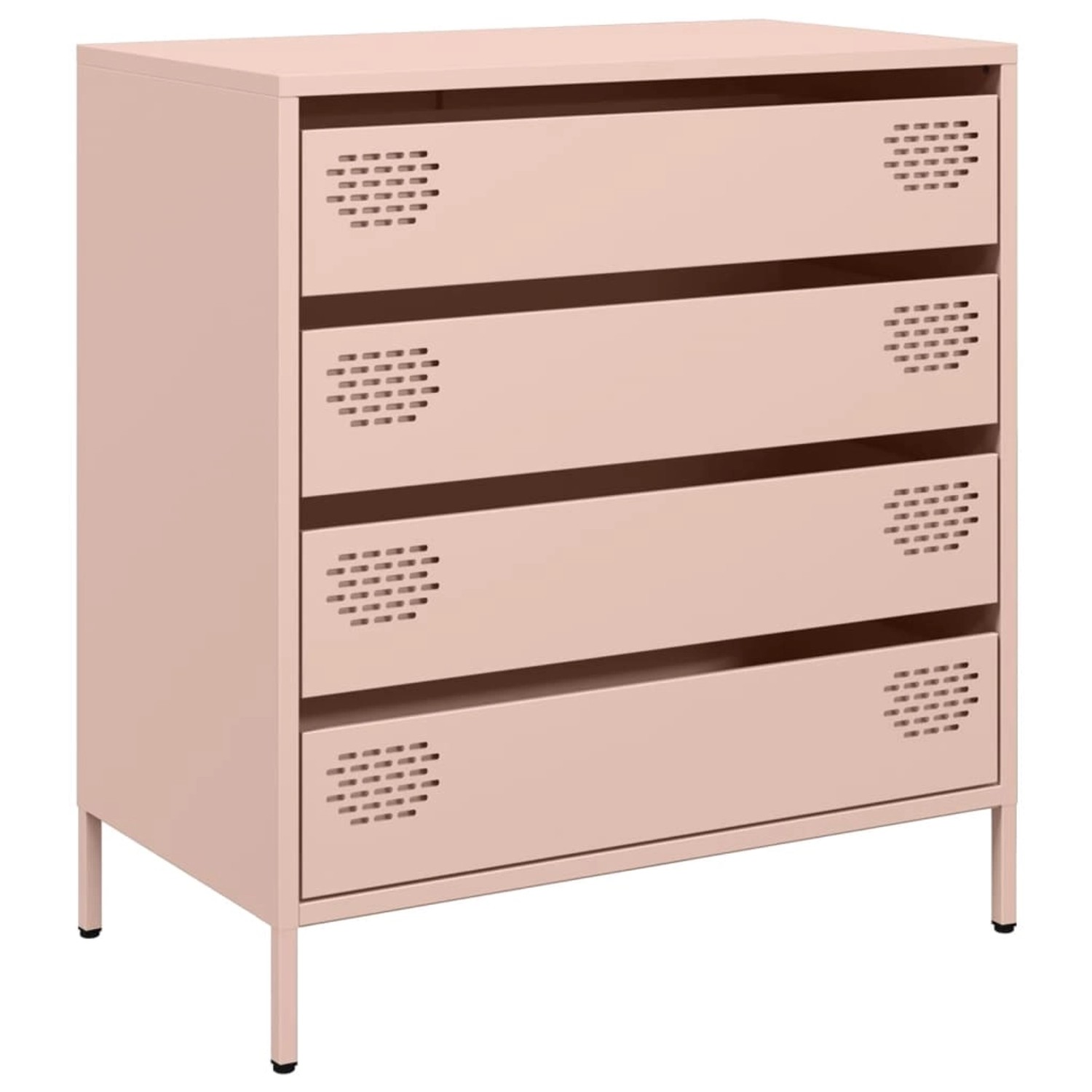 vidaXL Sideboard Rosa 68x39x73,5 cm Kaltgewalzter Stahl 851287 günstig online kaufen