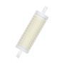 Osram LED-Lampe Line 118 R7S, 20 W, warmweiß, stabförmig, mit vielen kleinen LEDs.