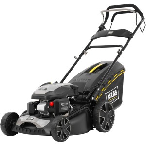 Texas Benzin-Rasenmäher Razor 4611TR/W, 3in1 Funktion, Heckauswurf, Mulchfunktion und Fangkorb.