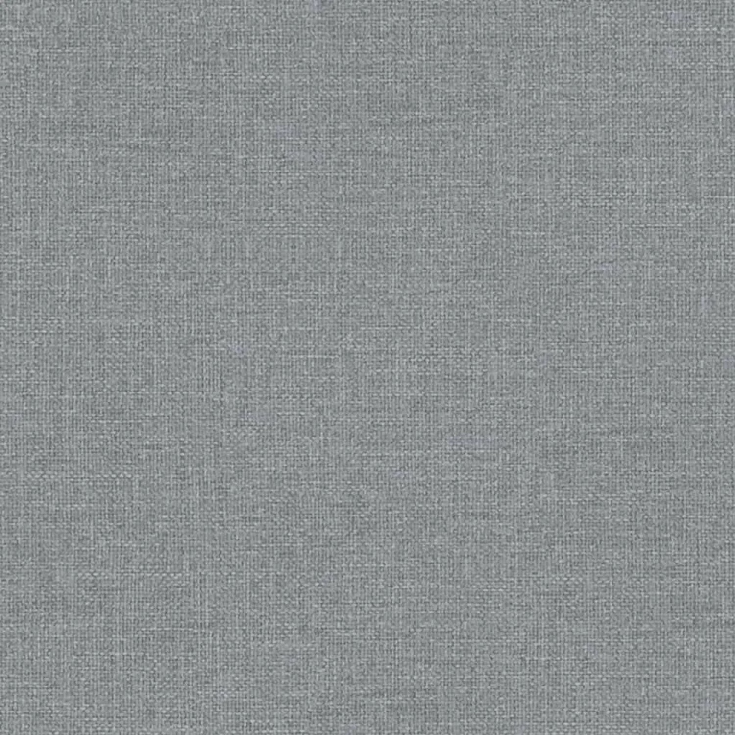 Detailaufnahme des hellgrauen Stoffbezugs der vidaXL Sitzbank mit Stauraum.