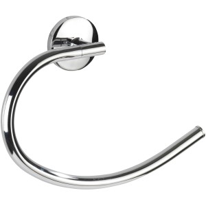 Wenko Handtuchring Cuba aus Chrom, zur Wandmontage im Badezimmer.