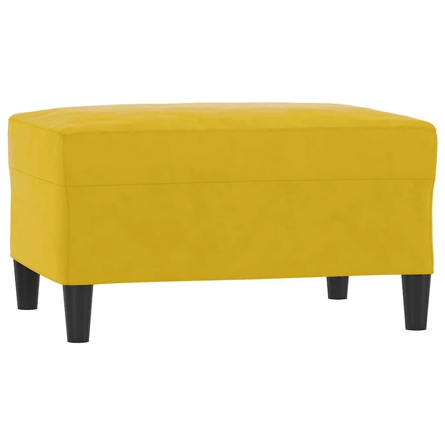 vidaXL Fußhocker Gelb 70x55x41 cm Samt 349323