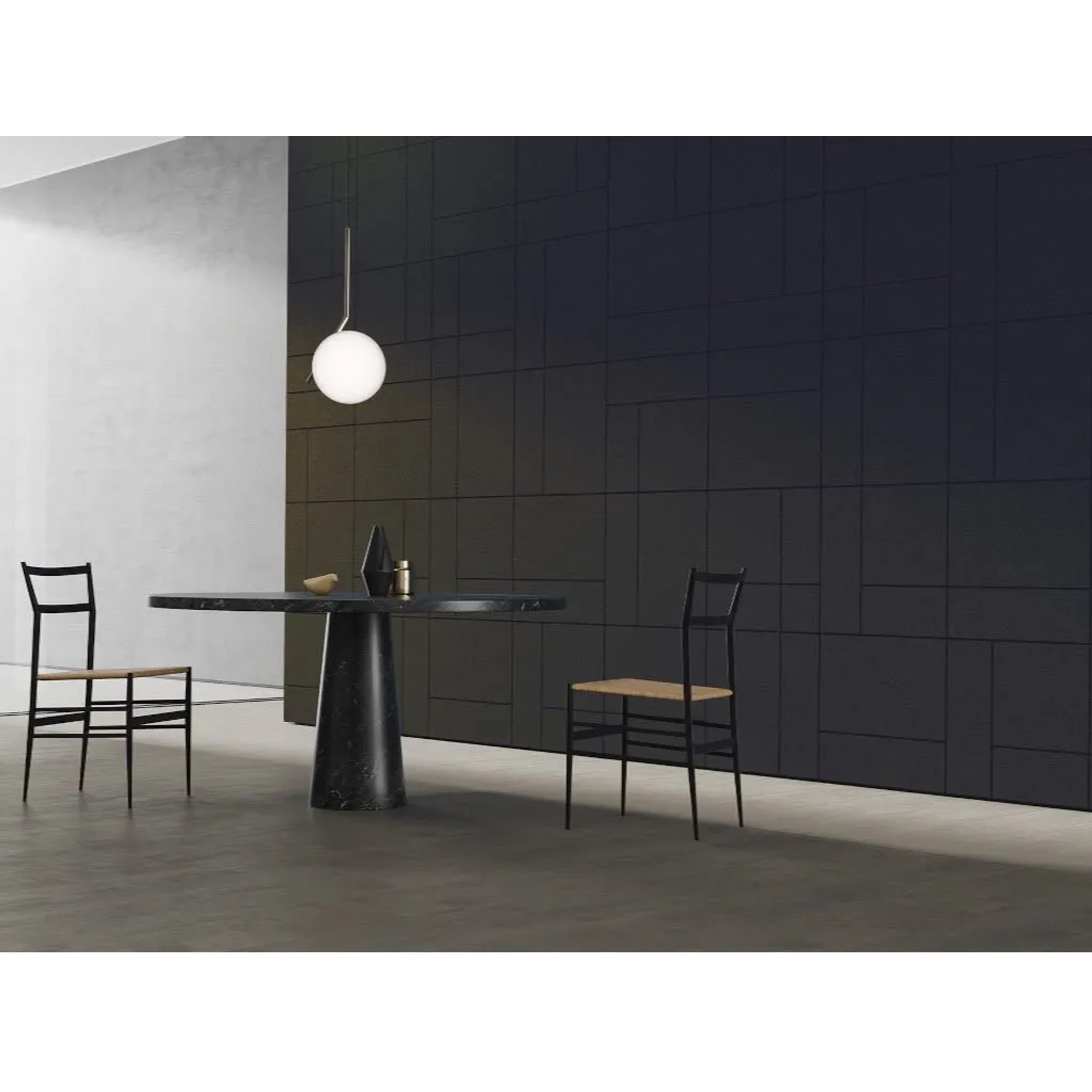 Granorte Kork Wandfliese Modular Modular Dark Toasted mit CORKGUARD-Oberfläche