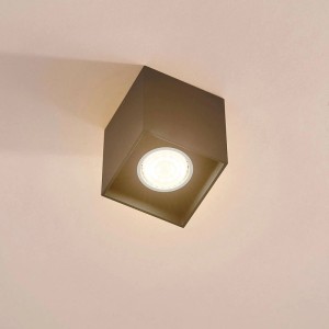 Arcchio Deckenlampe Carson 9620709 Modern in Schwarz aus Aluminium 1-flammig GU10 Flurleuchte