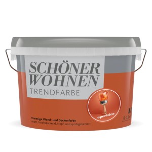 Schöner Wohnen Trendfarbe Aperitivo, 1 Liter, für Wände und Decken.