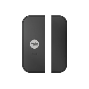 Yale Tür- und Fenstersensor, Smart Alarm, kabellos, schwarz. Außensensor für Alarmanlagen.
