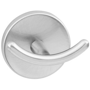 Fackelmann Doppel-Wandhaken Fusion Chrom, Handtuchhalter für Bad und Küche.