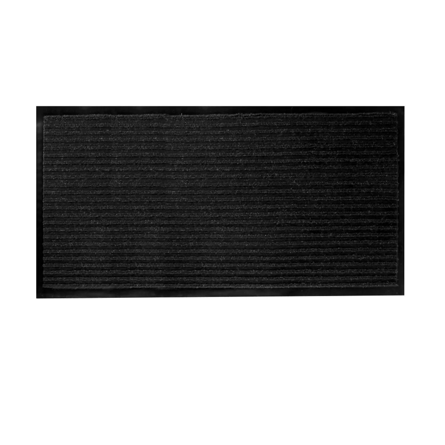 Mojawo Türmatte Fußmatte Schmutzfangmatte Eingangsmatte Sauberlaufmatte Fußabtreter 80x180cm Schwarz Rutschfest