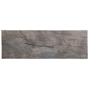 Grau-nuancierte Dielenplatte Nativa in Natursteinoptik, 60x20x4 cm, für Gartenwege und Terrassen.