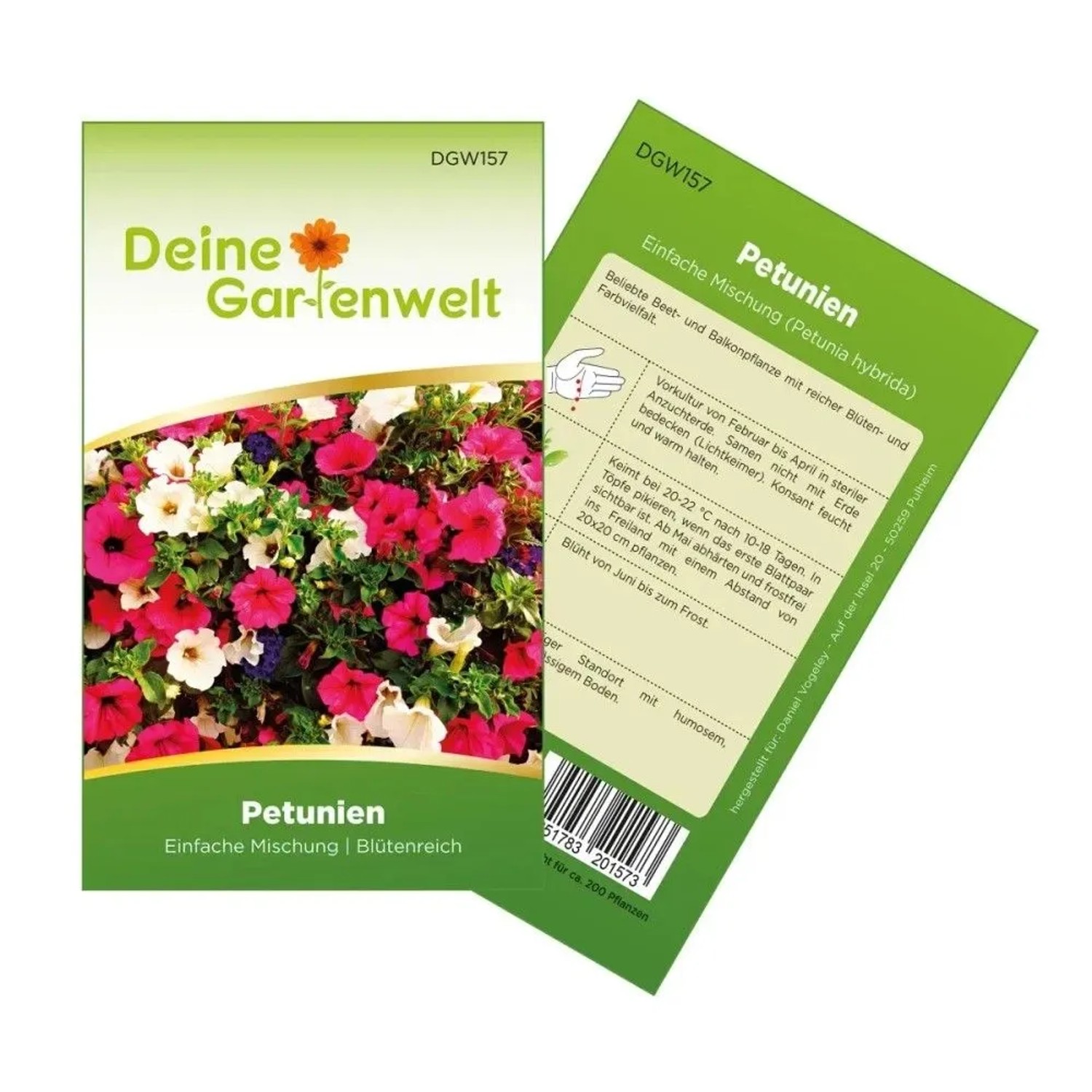 Deine Gartenwelt Petunien Einfache Mischung Samen