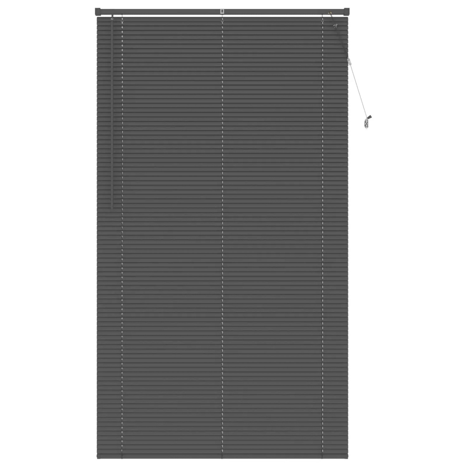 vidaXL Venetianer Jalousie Verstellbar Silber Grau 213 x 120 cm PVC 4200370 günstig online kaufen
