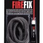 Firefix Dichtung für Ofentür, 10 mm, mit hitzebeständigem Kleber, für Kamine und Öfen.
