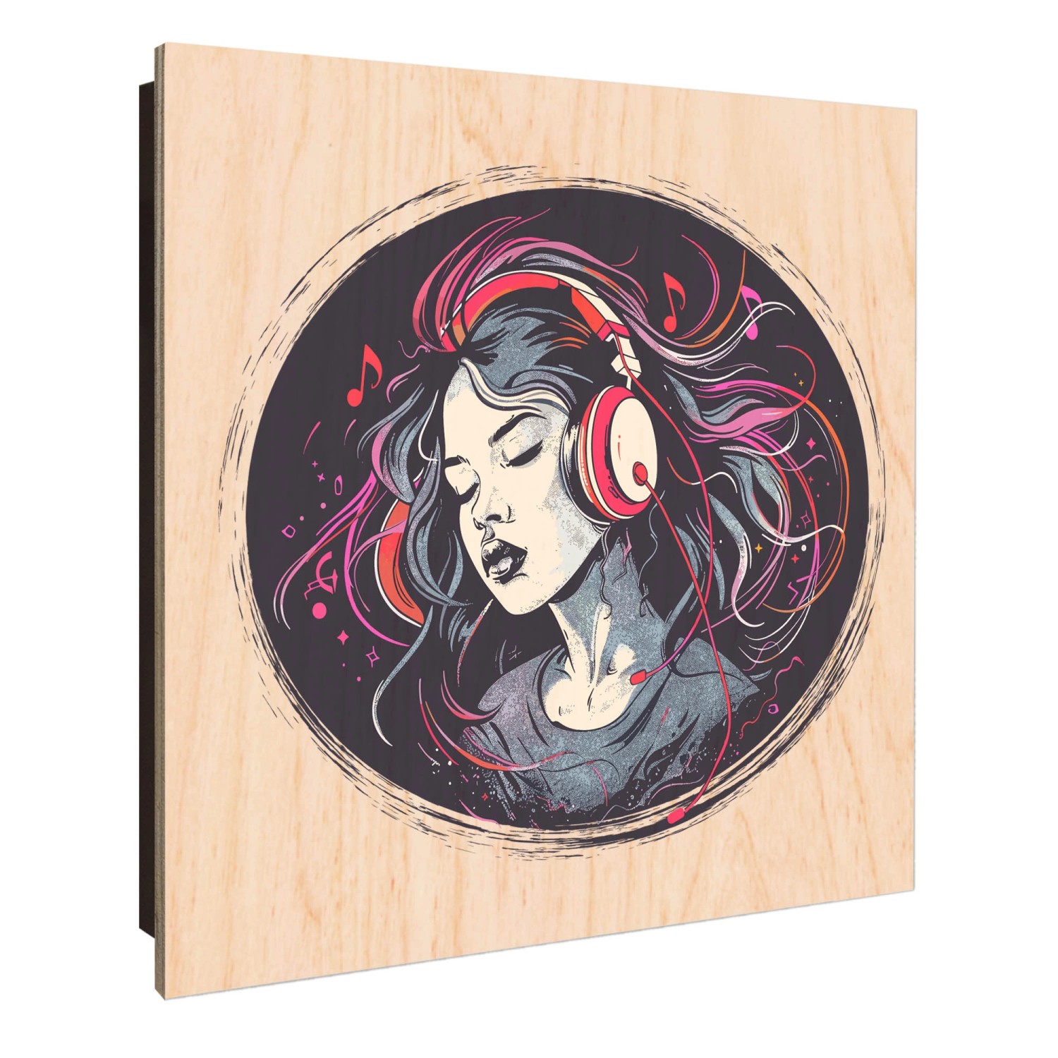 Banjado Großer Schlüsselkasten Holz 30x30cm Schwarz Scharnier Links 50 Hake günstig online kaufen