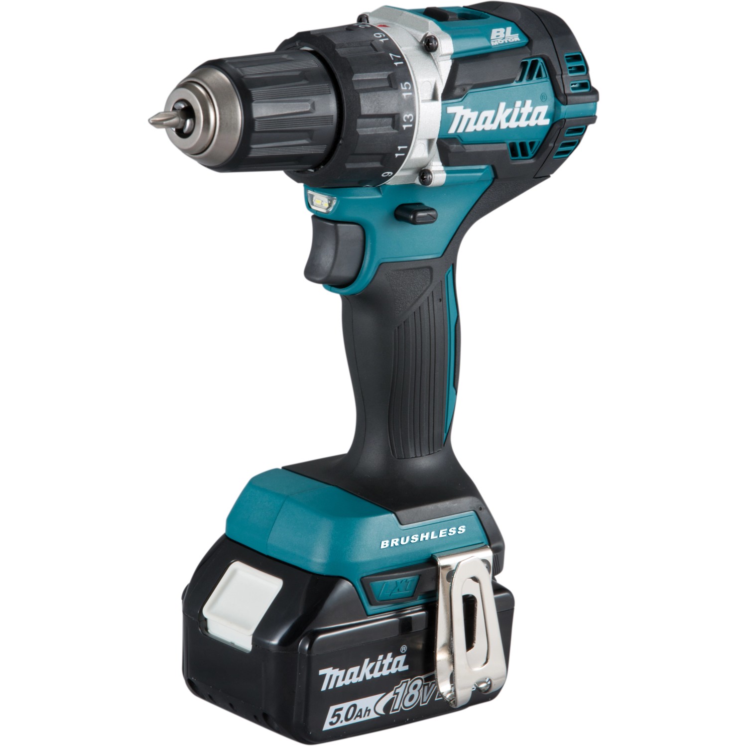 Makita 18 V Akku-Bohrschrauber DDF484RTJ inkl. 5 Ah Akkus mit Koffer