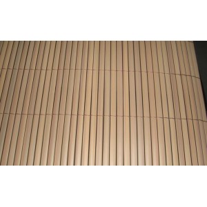 DELUKE Sichtschutzmatte ELMA PVC 90x500cm Dunkelbraun Kunststoff Balkon Sichtschutz Wetterfest Balkon-Windschutz