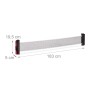 Relaxdays Tischtennisnetz Kunststoff Schwarz Rot Ausziehbar 19,5 cm x 13 cm x 5 cm 400 g_4