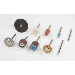 Westfalia Universal Schleif-Trenn-Polierset 278 Teile Blau Kunststoff