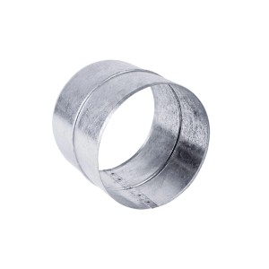 Schlauchverbinder System 100, verzinkt, für Flachkanalsysteme und Rundrohrsysteme.