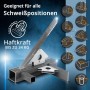 STAHLWERK Magnet-Schweißwinkel Set hält Metallprofile. Ideal für Schweißen, 34 kg Haftkraft, 45°, 90°, 135° Winkel. Schweißzubehör.