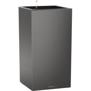 Lechuza Canto Premium Pflanzsäule, Athrazit Metallic, 40x40cm, mit Bewässerungssystem.