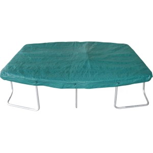 Zero Gravity Regenandeckung Abdeckplane für Gartentrampoline im Winter und Herbst Passend für Ultima 5 Trampolin 366 x 244 cm