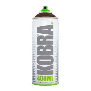 Kobra LP Buntlack Spray 400ml in Walnussbraun Matt. Buntlack-Spray für vielseitige Anwendungen.