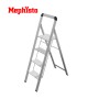Mephisto Aluminium Klappleiter mit 4 Stufen, Haushaltsleiter bis 150 kg Tragkraft.