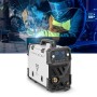STAHLWERK MIG MAG 200 ST Digital Schweißgerät, weiß-grau, mit Digitalanzeige. Im Einsatz beim Schweißen mit Funken.