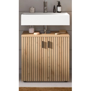 Inn.Furn Waschbeckenunterschrank in Eiche 80 cm Livia