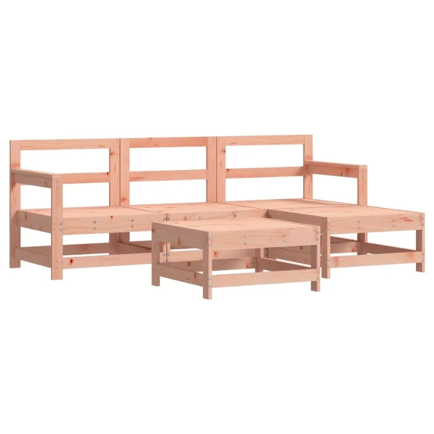 vidaXL 5-Tlg Garten-Lounge-Set Massivholz Douglasie 3186184