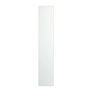 Relaxdays Glas Magnetboard Sicherheitsglas Weiß Magnetisch 15 cm x 80 cm 1,5 kg