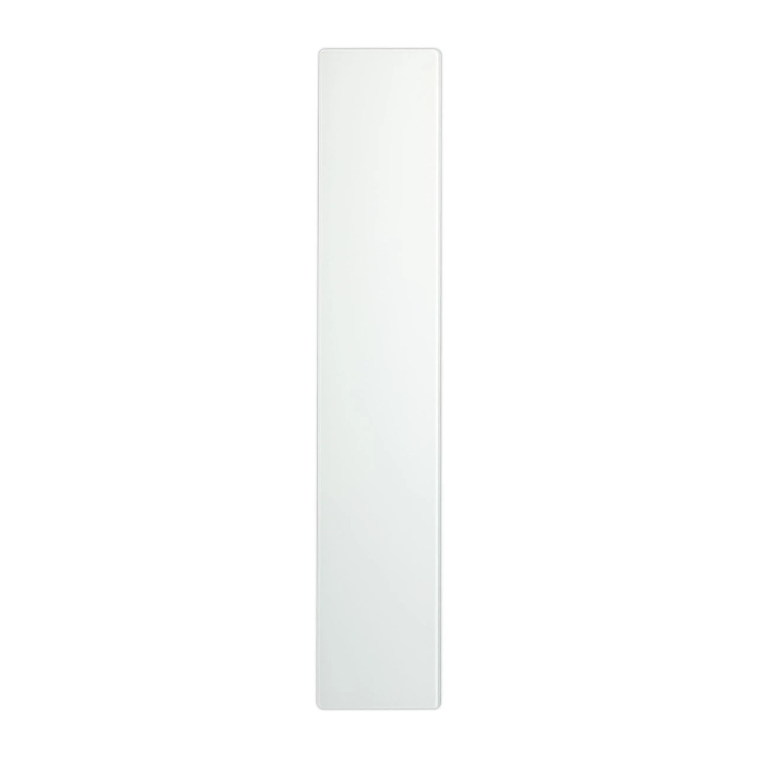 Relaxdays Glas Magnetboard Sicherheitsglas Weiß Magnetisch 15 cm x 80 cm 1,5 kg