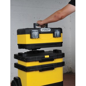 Stanley Rollende Werkstatt 1-95-621 aus Metall und Kunststoff, gelb/schwarz.