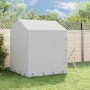 vidaXL Outdoor-Hundezwinger mit Dach Silbern 2x6x2,5m Verzinkter Stahl 3190475_3