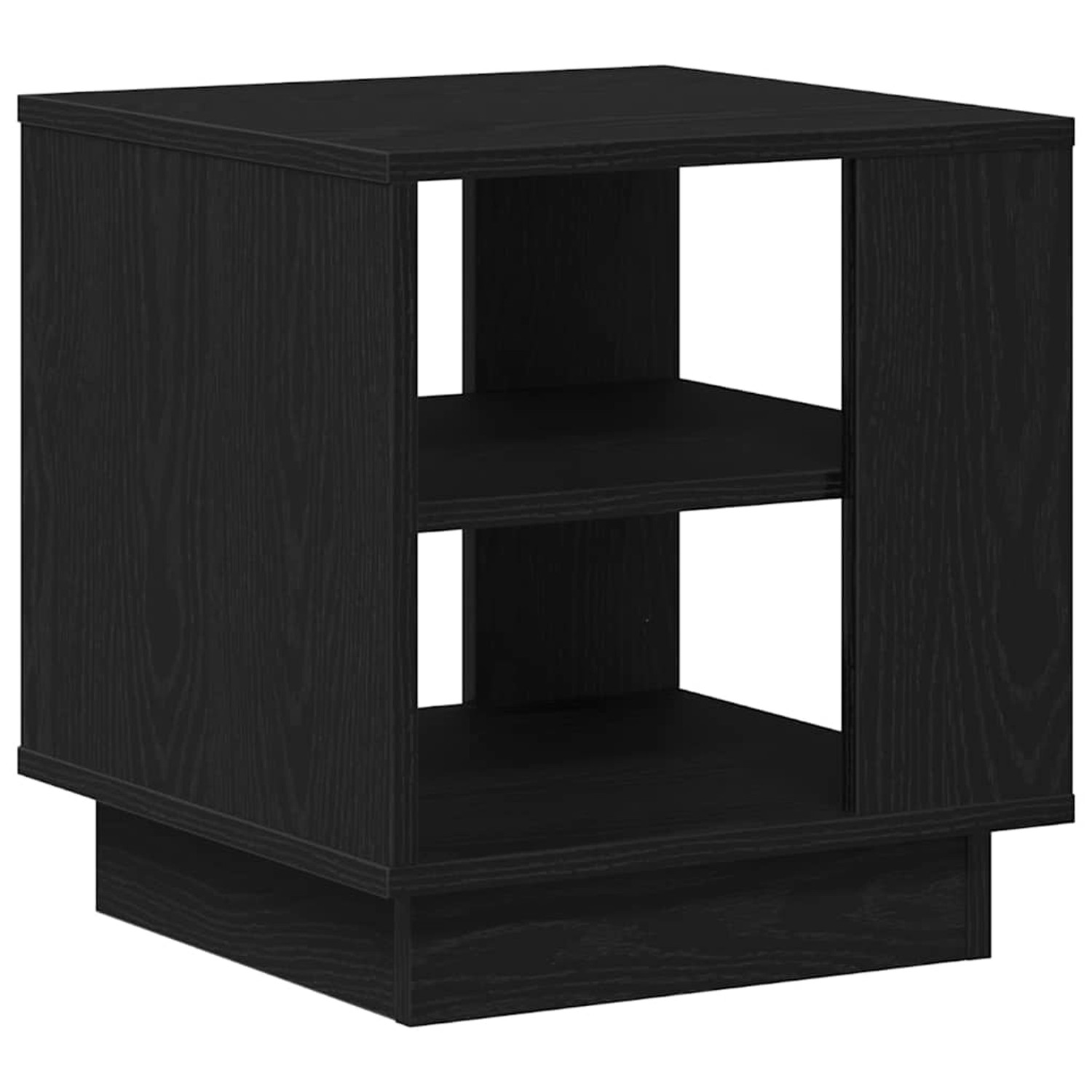 vidaXL Couchtisch Schwarze Eiche 40 x 40 x 43 cm Holzwerkstoff 862715