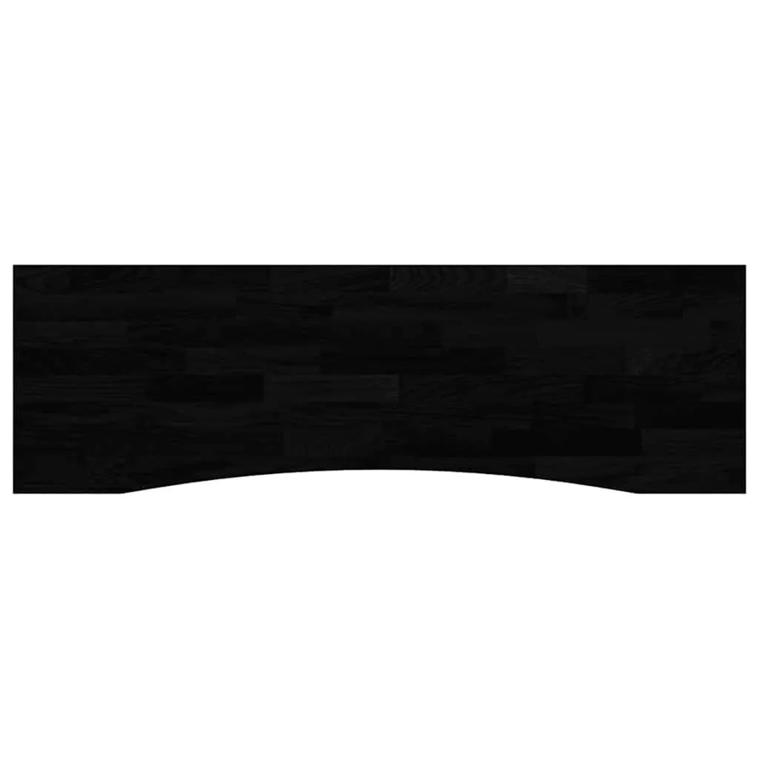 vidaXL Schreibtischplatte Dunkelbraun 160x50x2,5 cm Massivholz Eiche 4009031