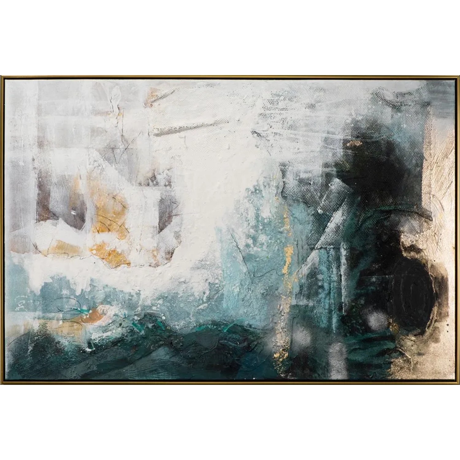 Art Universe Leinwandbild Abstrakte Kontraste 122x82 cm