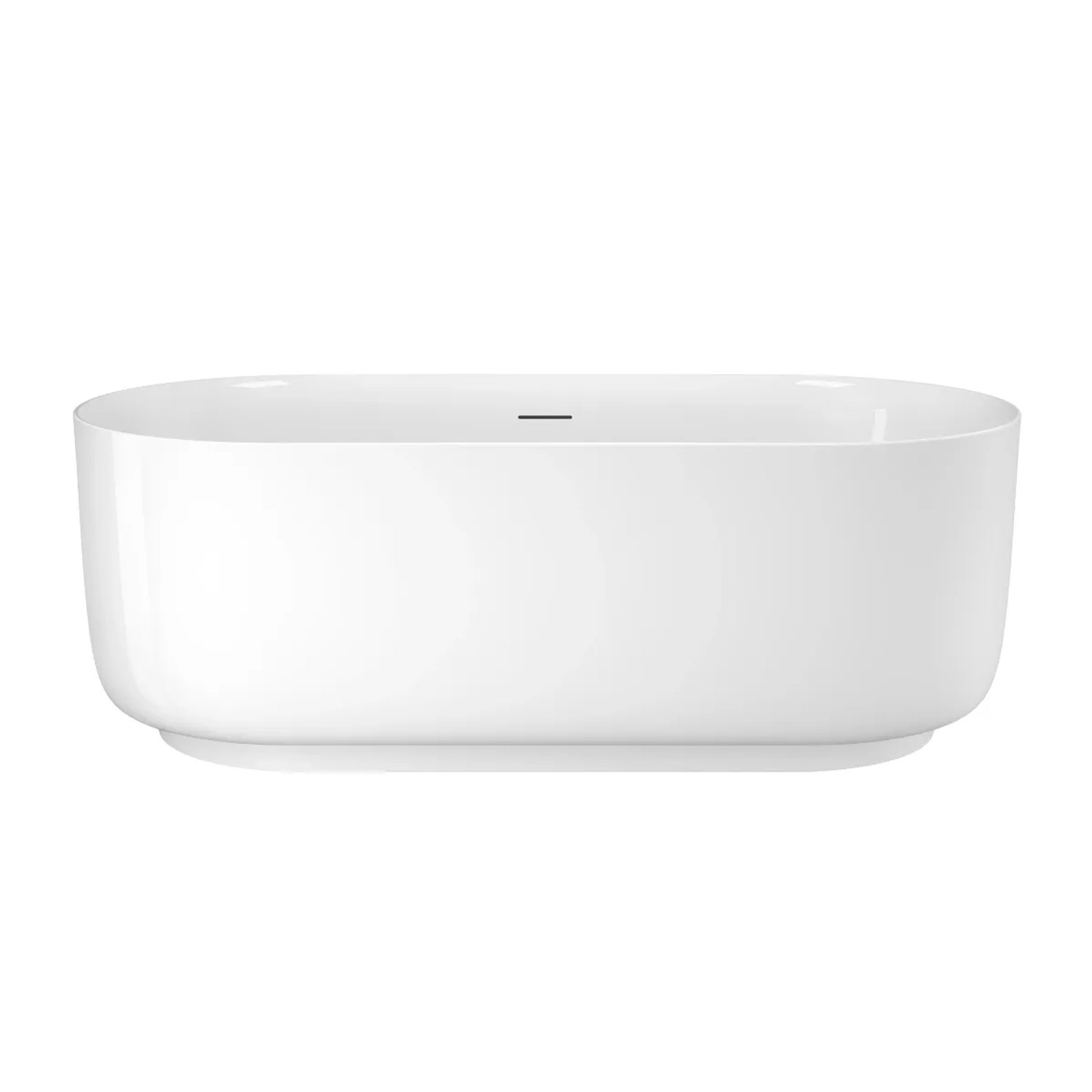 Stano Freistehende Badewanne Madeira Weiß Glänzend  170cm x 80cm