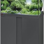 Eheim VivalineLED Aquarium-Komplettset, 126 l, Anthrazit mit Pflanzen und Abdeckung.