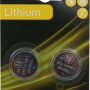 2er-Pack CR2450 Lithium Knopfzellen für Uhren, Fernbedienungen und mehr.