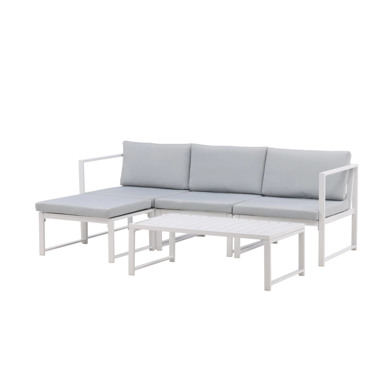 ebuy24 Salvador Gartenset 2 Teile Weiß