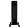 Schwarzer TroniTechnik Ölradiator TT OR 307 mit 7 Rippen, 1500W und WiFi Funktion.