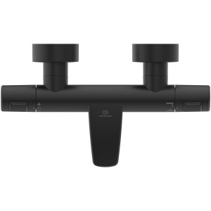 Ideal Standard Ceratherm T25 Badethermostat Aufputz in Silk Black.