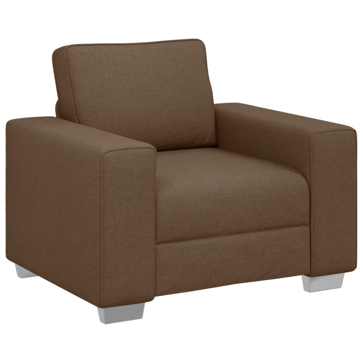 vidaXL Sofa Braun 100 x 80 x 82 cm Stoff 4105211