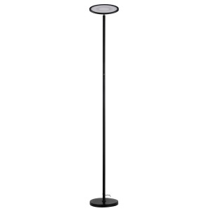 Lindby LED Smarte Stehlampe Cilian 10012869 Dimmbar Modern in Schwarz aus Metall 1-flammig Wohnzimmerleuchte