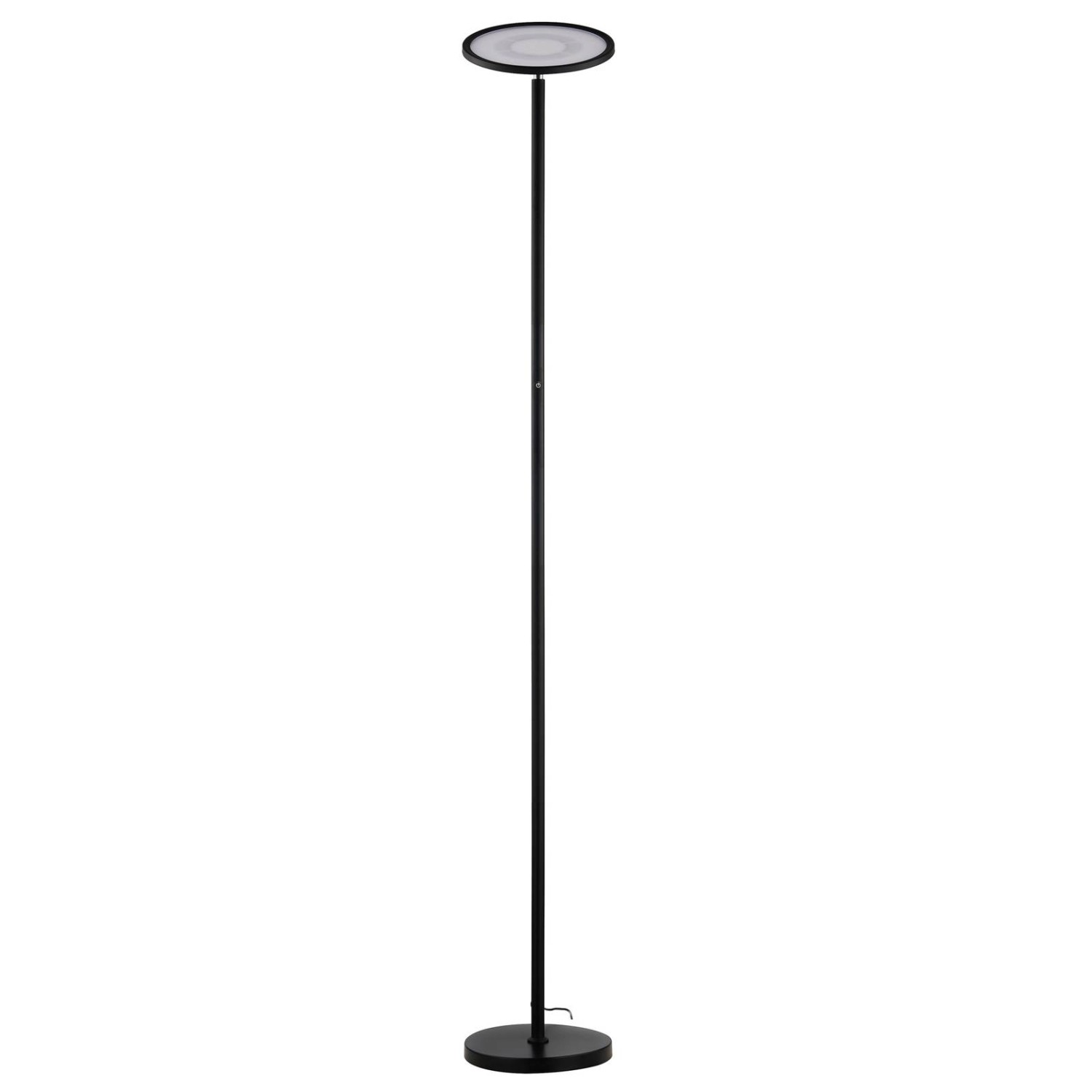 Lindby LED Smarte Stehlampe Cilian 10012869 Dimmbar Modern in Schwarz aus Metall 1-flammig Wohnzimmerleuchte