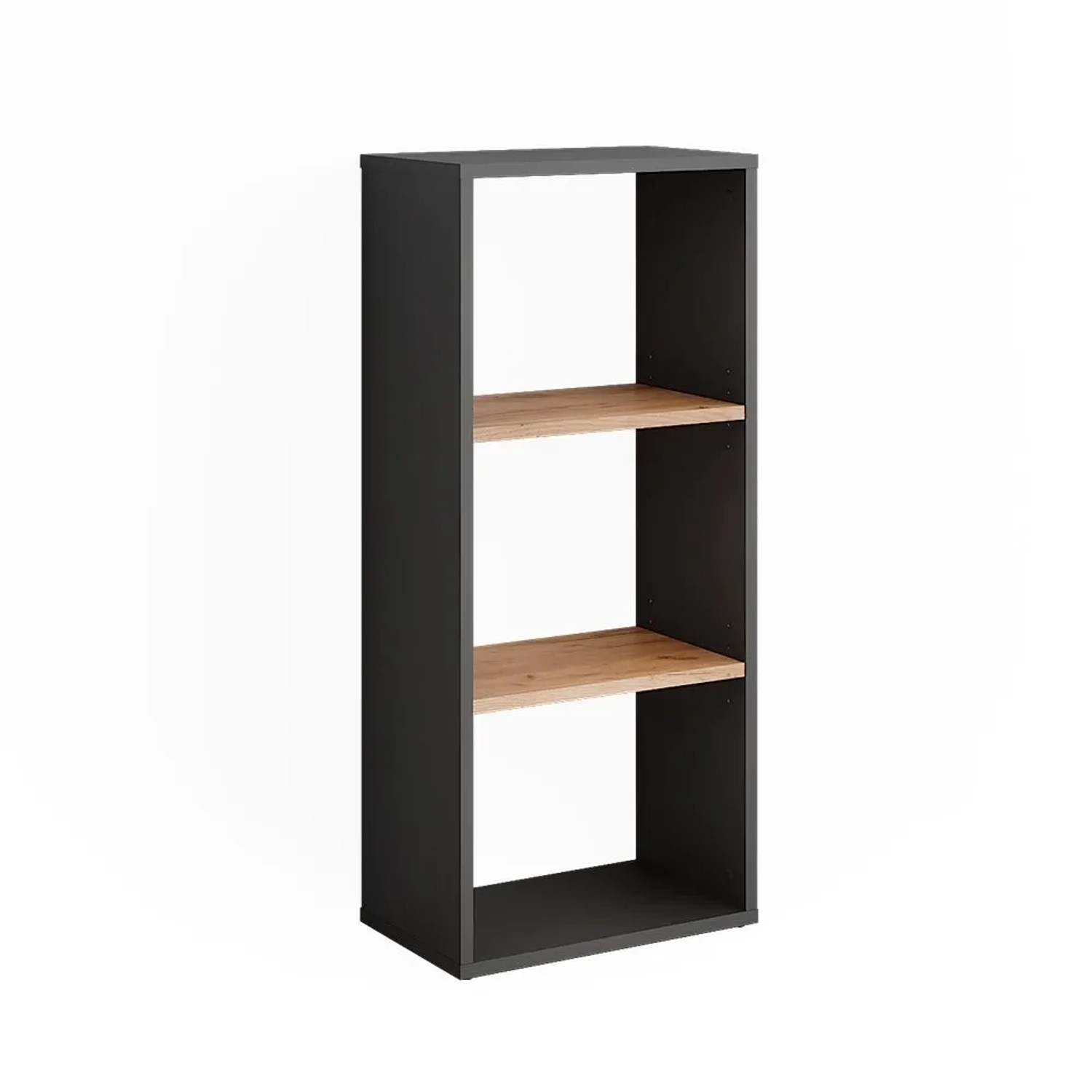 Vicco Standregal Orlando Anthrazit Goldkraft Eiche 40 x 91 Art Nr 54546