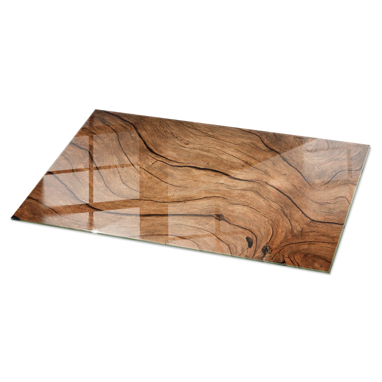 Tulup Tischplatte Natürliches Holzmuster Gartentischplatte 140x70 cm Braun günstig online kaufen