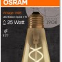 Osram E27 LED Leuchtmittel ST64, 4W, Edison-Form mit warmweißem Licht und sichtbarem Glühfaden.