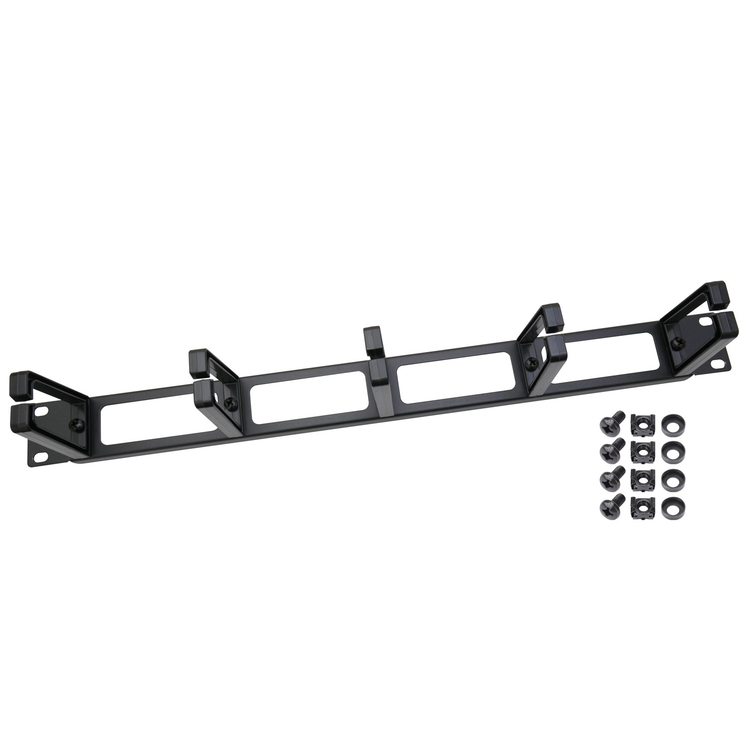 HMF 66455 Rangierpanel für Serverschrank 19 Zoll 1 HE 5 Führungsbügel Schwa günstig online kaufen